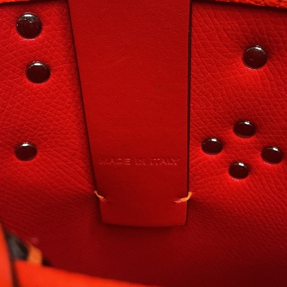 Christian Louboutin Neon Orange Small Cabata Bag - Picture 9 of 9